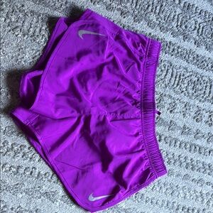 Nike Bright Purple Running Shorts